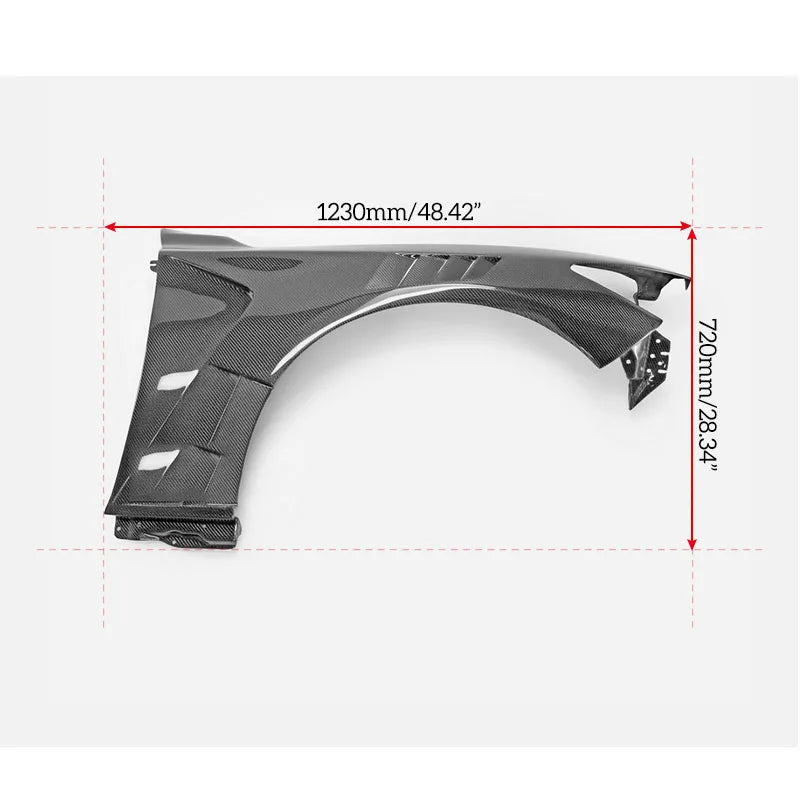 For Infiniti Q50 V37 Carbon fiber fenders V2